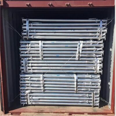 HDG Surface Treatment Adjustable Height Steel Props For Construction