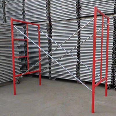 Non-Slip Surface Safway Style Scaffolding Ladder Frame Easy to Assemble and Disassemble