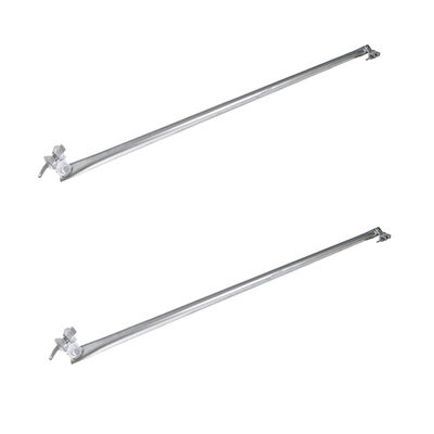 Hot Dip Galvanized Diagonal Brace 1800x2000mm 48.3mm 2.5mm for Quick Locking Assembly