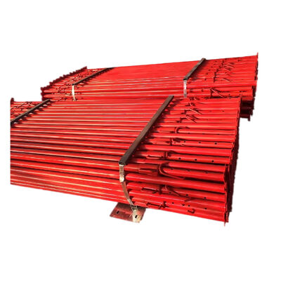 heavy duty adjustable steel props Q235 hot dip galvanized thick wall steel structure for concrete formwork support and building construction shoring engineering projects BYTHAI
