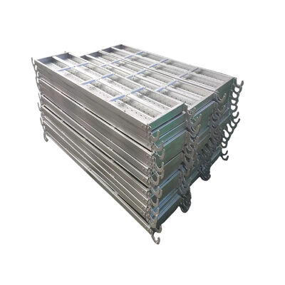 7 Aluminum Scaffold Plank, 7 Inch Width, 2m Standard Length, Anti-slip Grooved Surface, Lightweight 7 Aluminum Scaffold Plank for Scaffold Working Platform BYTHAI