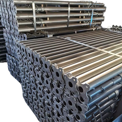 plate head steel prop Q235 hot dip galvanized 60.3mm outer diameter 3.0mm wall thickness 2.0-3.6m adjustable height for concrete slab formwork support BYTHAI