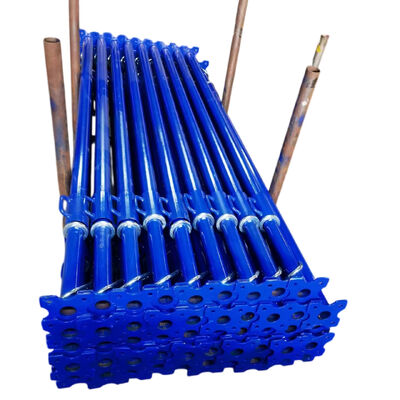 telescopic scaffolding props Q235 hot dip galvanized heavy duty adjustable thick wall steel structure for concrete formwork support and building construction shoring projects BYTHAI