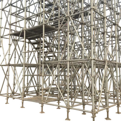 heavy load ringlock construction scaffolding high strength reinforced steel galvanized for heavy duty construction projects and industrial building support BYTHAI